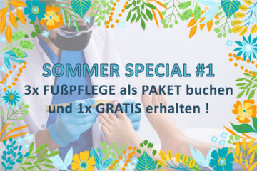 Sommer Special #1 | 3x+1x GRATIS Kosmetische Fußpflege
